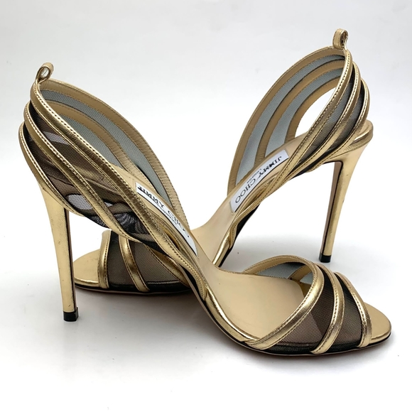 JIMMY CHOO Betty Illusion Sandal sz 8 - Picture 6 of 14